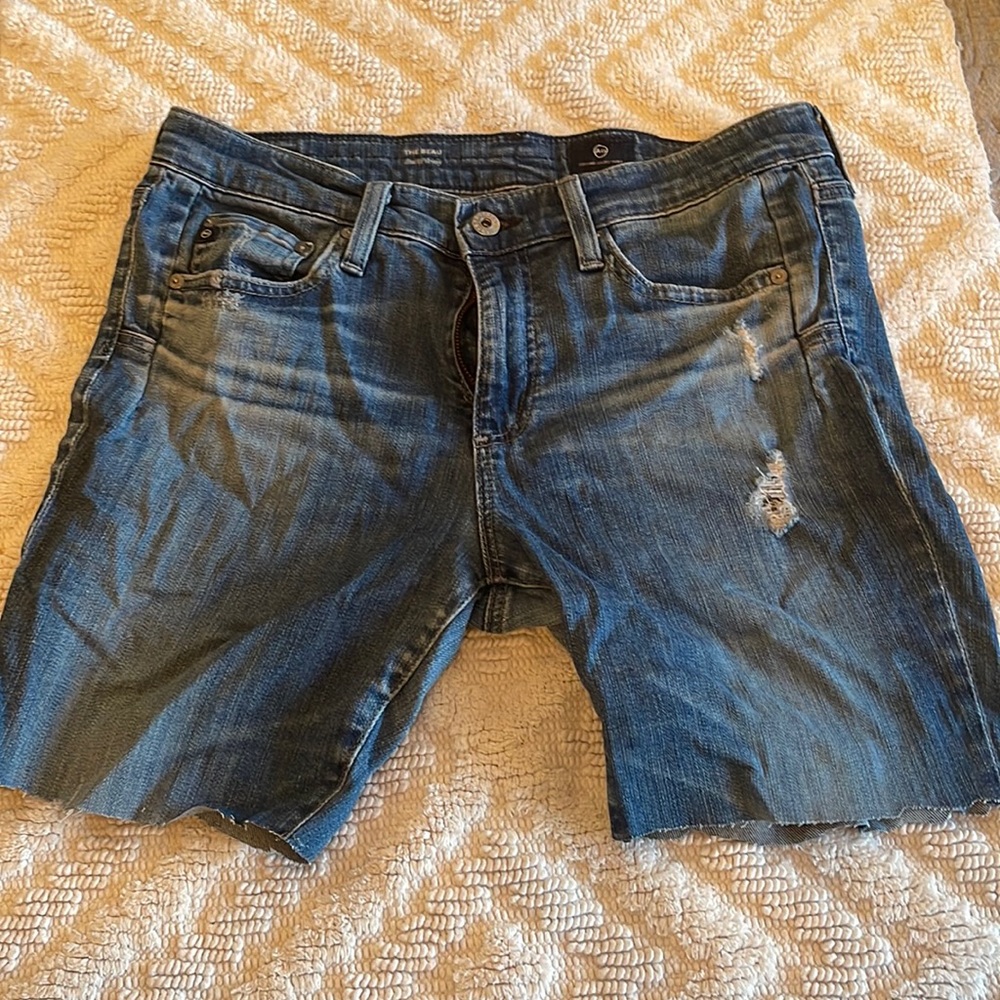 AG denim shorts